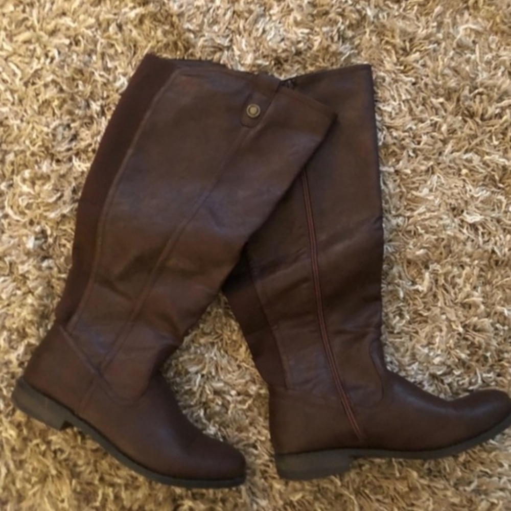Lane Bryant Chocolate Brown Wide Calf Boot